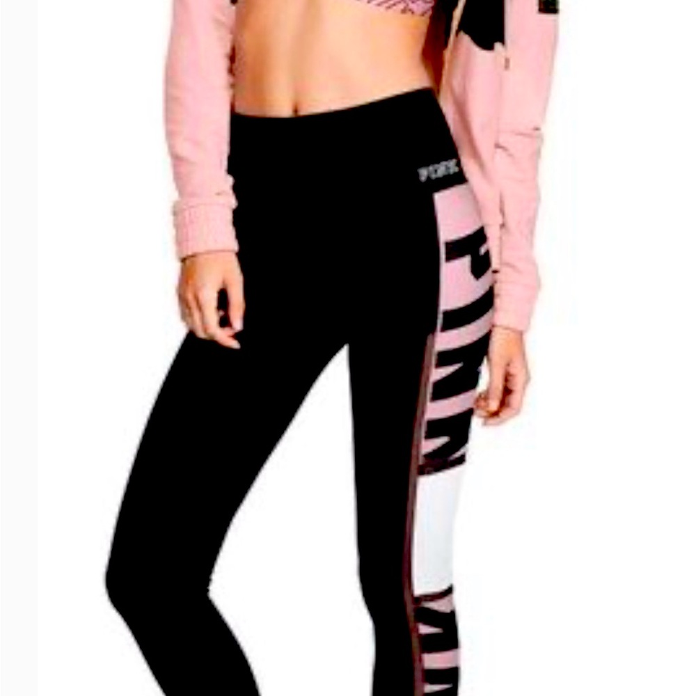 VS PINK BONDED LEGGINGS